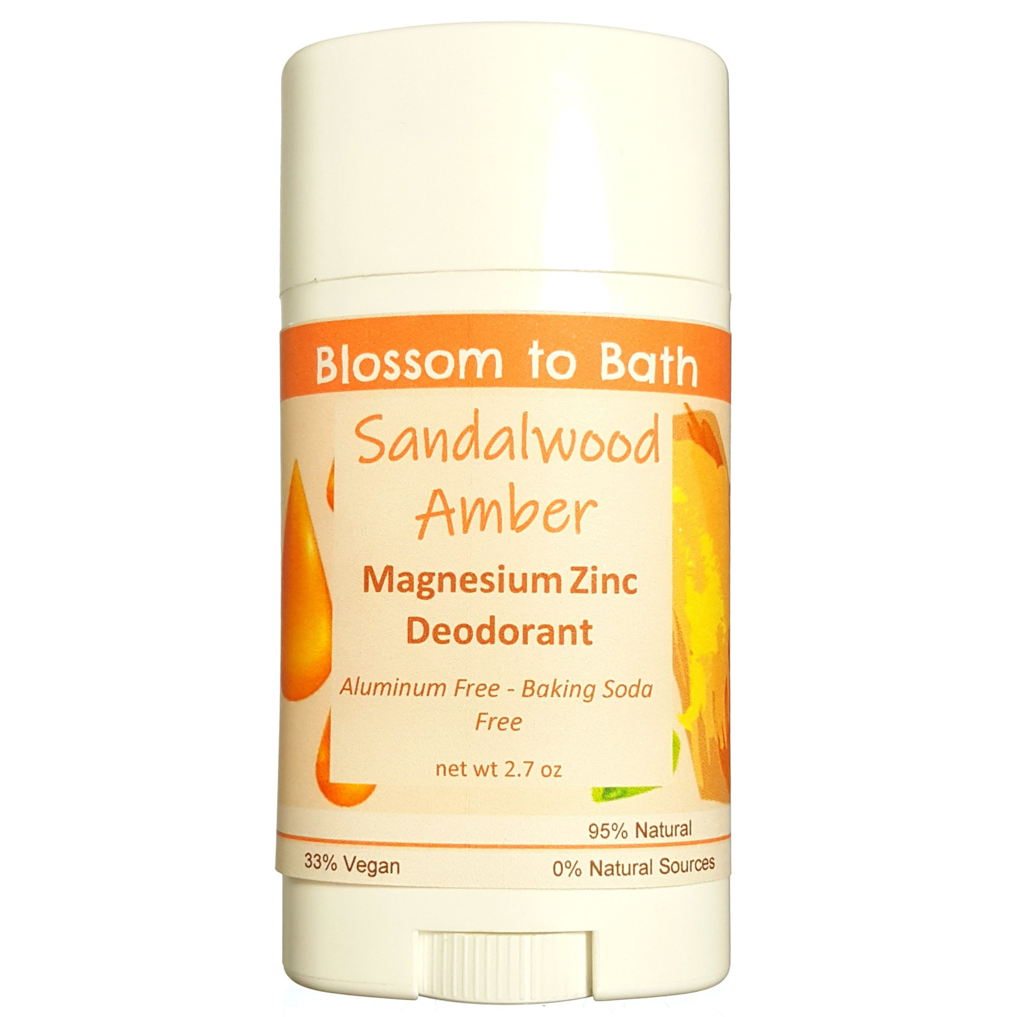 Buy Blossom to Bath Sandalwood Amber Magnesium Zinc Deodorant from Flowersong Soap Studio.   Natural Deodorant Protection with a Long Lasting Luxury Sandalwood Scent Made from Pure Botanicals and Butters.  An irresistible combination of warm sandalwood and spice.
